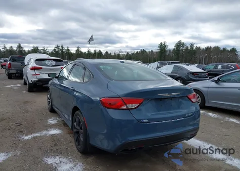 2015 Chrysler 200 S из США, поврежденный, VIN 1C3CCCBG2FN600454